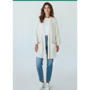 Blu Pepper Medium Cozy Life Lounge Cardigan w/ Pockets New!